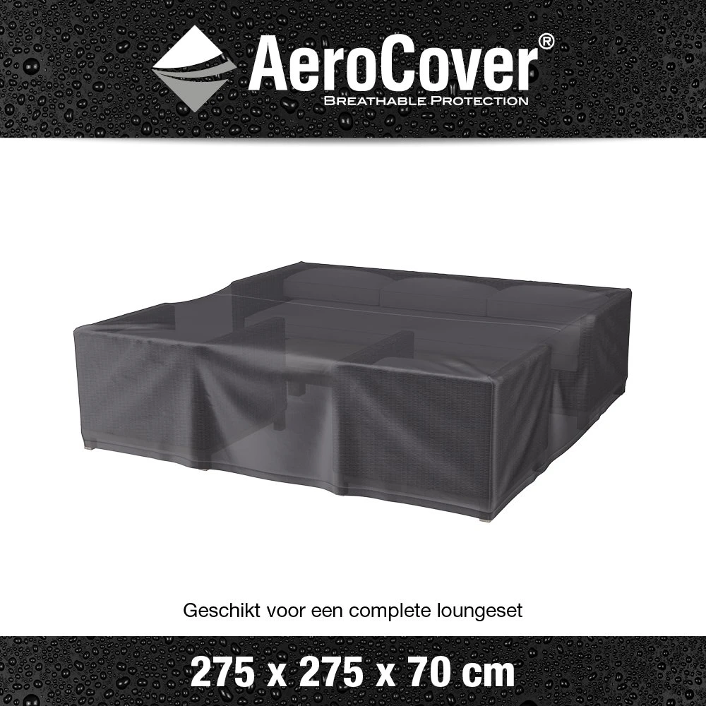 AeroCover Loungesethoes 275 X 275 X 70 Cm 3 AeroCover Loungesethoes 275 X 275 X 70 Cm - Afbeelding 3