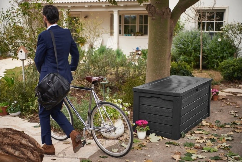 Keter Westwood Opbergbox 570L Grafiet 5 Keter Westwood Opbergbox 570L Grafiet - Afbeelding 5